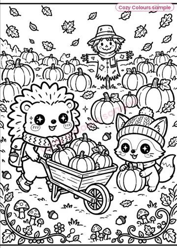 Sample page 1 from Hazel the Hedgehog Autumn Adventure