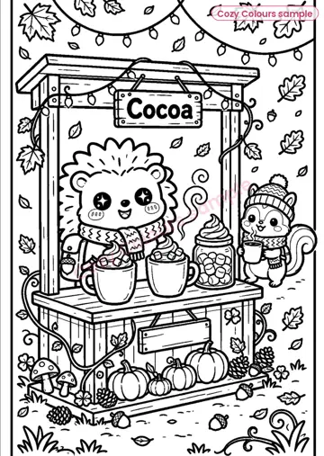 Sample page 4 from Hazel the Hedgehog Autumn Adventure