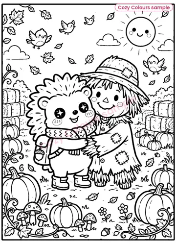 Sample page 5 from Hazel the Hedgehog Autumn Adventure